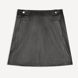 SOLD - ba&sh HYAEL leather skirt